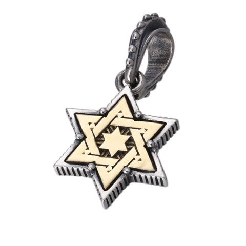 TONYS JEWELRY CO Sterling Silver Jewish Protection Pendant 