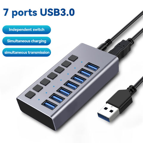 HUB USB 4 Ports HUB USB 3.0 USB3.0 avec pour Port D'Alimentation