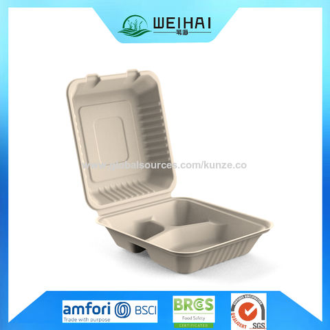 Buy Wholesale China 8 Inch Square Disposable Bagasse Fast Food ...