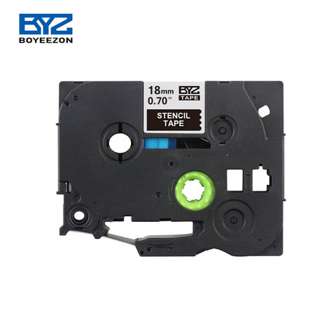 1 Rubancompatible Brother TZe-141 Noir sur transparent cassette