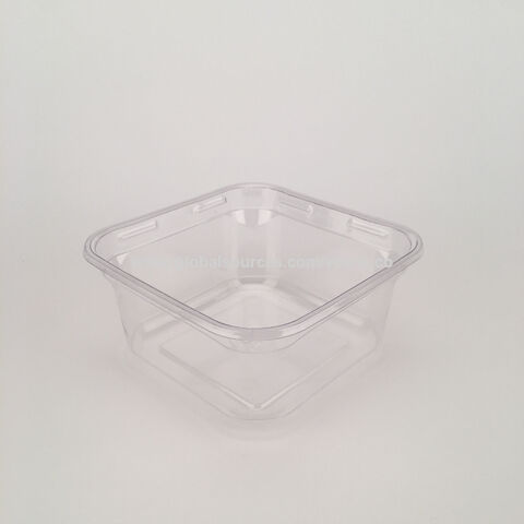 Fabricante Chino de Fiambreras Biodegradables de Plástico PET, Contenedores de Alimentos, Almacenamiento de Alimentos de 12oz