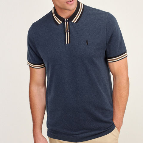 Buy China Pique Polo Shirt,short Cotton Golf Polo,strip Collar And Sleeve Edge,embroidery Logo & Polo Shirt at USD 3.35 | Global Sources