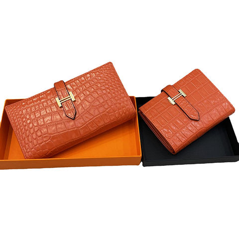 Buy Wholesale China Al946 Bearn Combine Alligator Genuine Leather Famous  Luxury Brand Inspired Designer Wallet Women & Designer Wallet at USD 14.9