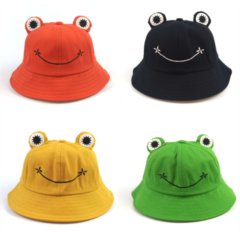 Factory Direct High Quality China Wholesale Child Frog Bucket Hat