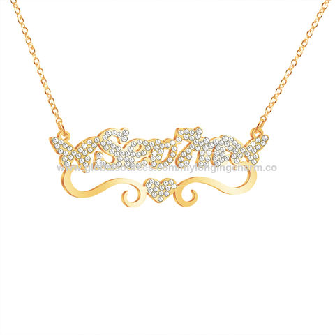 Name Pendant Necklace Jewelry Gifts 