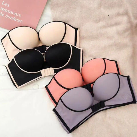 French Lace Thin Push-up Bra Front Buckle Plus Size Non-Underwire Bra -  China Bra and Underwear price