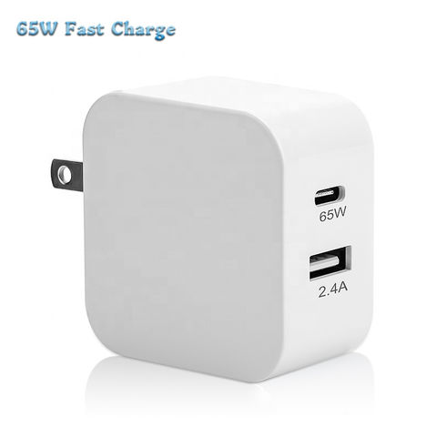 Buy Wholesale China Usb C Wall Charger, Gan 65w Fast Portable 2 Port ...