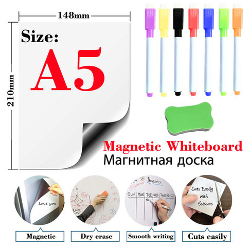 Calendario de borrado en seco personalizado mensual semanal diario para hacer la oficina del refrigerador imán del refrigerador