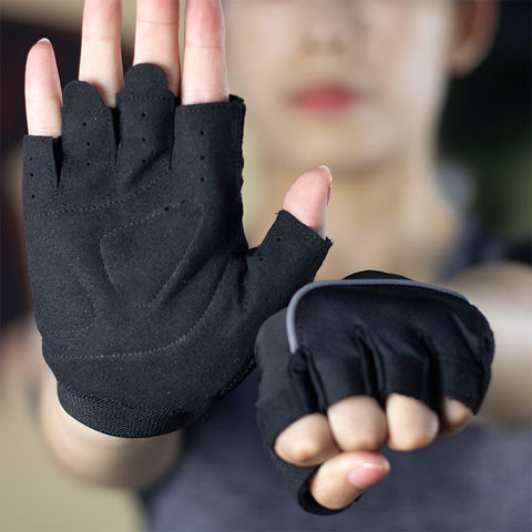 EOTW Half Finger Cycling Gloves,Breathable Anti-Slip Short Gym Gloves for Weight Lifting,Workout,Cross Training,Fitness,Cycling,Body Building and Exercise Men & Women