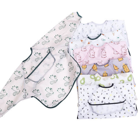 Bavoirs pour tout-petits, tablier de bébé imperméable, bavoirs pour vêtements d'enfants