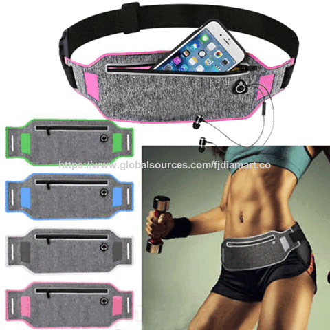 Información del producto 2025 Riñonera unisex para correr, deportiva, impermeable, soporte para teléfono móvil, gimnasio