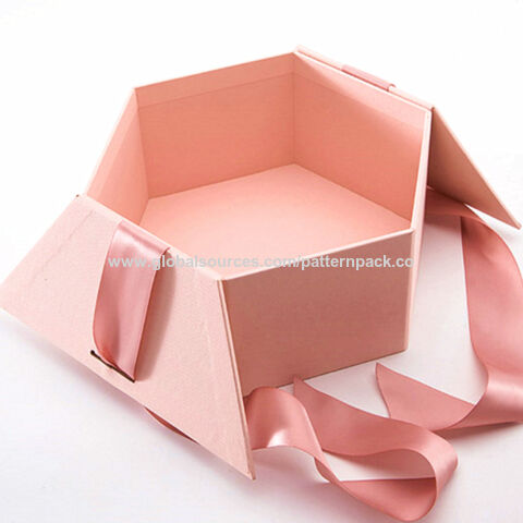 HOT Double Open Box Hard Art Paper Low Moq Makeup Luxury Flower