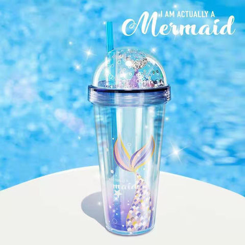 700ml Clear Double Wall Insulated Plastic Smoothie Cup and Tumbler with Lid  and Reusable Straw - China Water Bottle and Tritan Water Bottle price