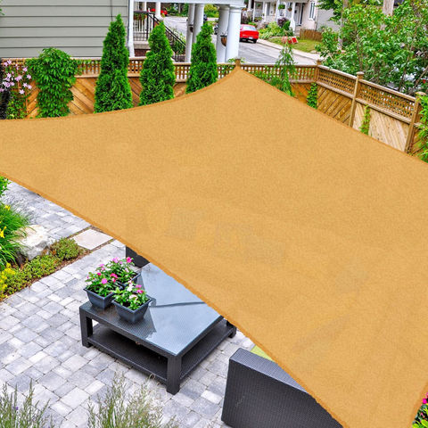 Sun Shade Sail Canopy Rectangle 98% Uv Block Sunshade For Backyard Deck Outdoor 