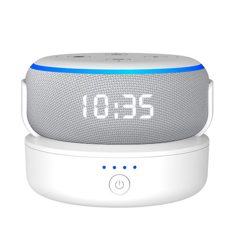 Clock Stand for Amazon Echo Dot 3rd Gen and Google Home Mini 1st Gen 