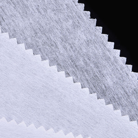 White Woven Cotton Shirt Embroidery Backing Paper Bonded Lining