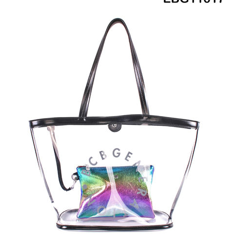 GUESS Clear Tote Bags