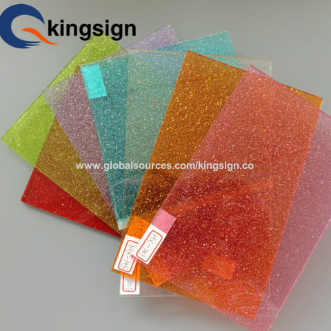 Achetez en gros Feuilles De Cristal Pmma Feuilles D'acrylique Couleur  Kingsign Coupées à La Taille Chine et Couleur Feuille Acrylique à 2.6 USD