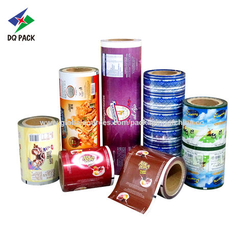 Buy Wholesale China Printed Plastic Roll Film For Food Snack Packaging ...