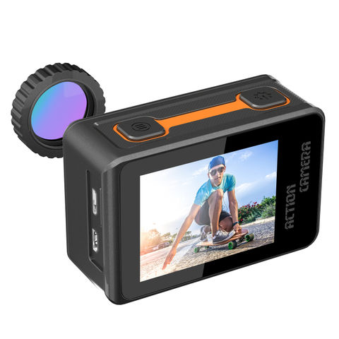 Cámara de acción EIS 4K 60fps 1080P 120fps 4K con filtro de 6 unidades, superventas de Amazon 2022