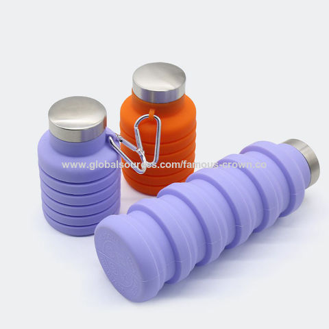Buy Wholesale China Outdoor Sports Fitness Water Bottle Portable Folding  Bottle Gift Water Cup Silicone Cup & Silicone Cup Water Bottle at USD 4.5