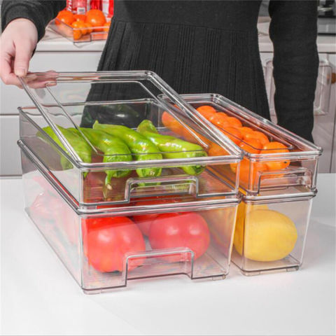 Vegetable Storage Containers for Fridge, Fruit Refrigerator