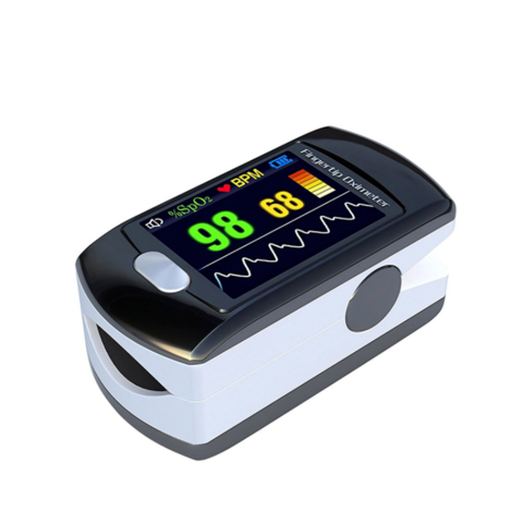 Oxymetre de Doigt Professionnel, Oxymètre de Pouls Pour Mesurer SpO2 et  Fréquence Cardiaque, Écran LED avec Batteries et Cordon