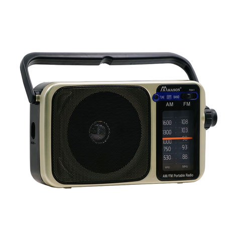 Compre Radio Portátil Am/fm, Radio Analógica Con Batería, Alimentada Por Ca  y Radio de China por 7.4 USD