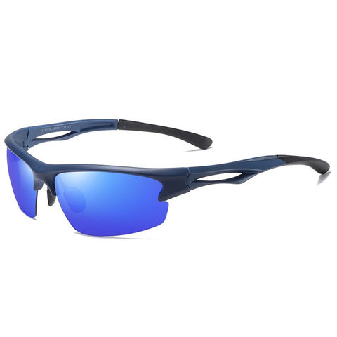 2022 New Sport Sunglasses for Men Polarized TR90 One Piece Goggle