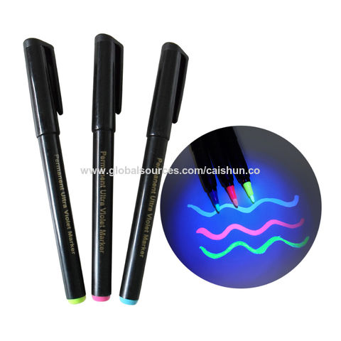 Buy Wholesale China Disappearing Invisible Ink 3 Colors Magic Uv Marker Pen  Black Light Skin Glass Graffiti Markers & Invisible Ink Marker at USD 0.35
