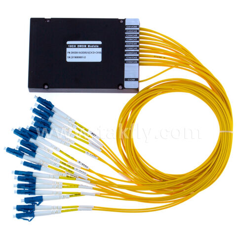 CWDM 4/8/16/18 Canales Mux Demux Longitudes de onda 1270~1610nm Caja ABS de fibra óptica CWDM para red WDM for sale at factory direct price