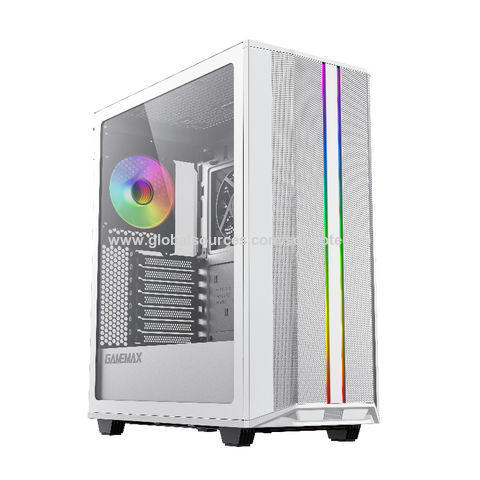 GABINETE GAMEMAX CONTAC COC WHITE-BLACK