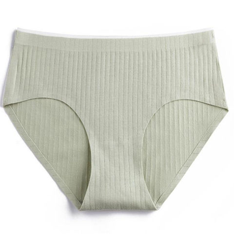 Ladies cotton seamless underwear shorts panties laser cut traceless ...