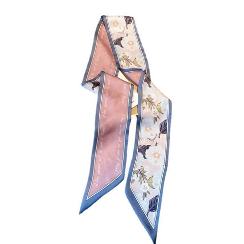 Buy Wholesale China Silk small long silk scarf women's spring and ...