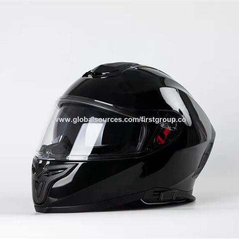 cheapest dot motorcycle helmet Hot Leathers HLD1007 Black Out Eagle Gloss Black Skull Extreme Biker Leather ensuring clear vision in all weather conditions Cheap Dirt Bike Helmets Westt
