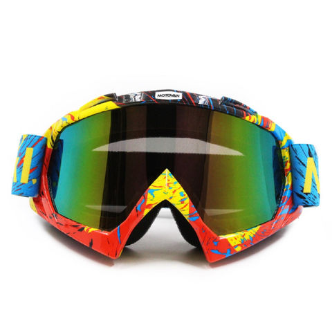 Professional Adult Motocross Goggles Dirtbike ATV Motorcycle Gafas UV Protection Motorbike Ski Snowboard Goggles Fit Glasses & Helmet 