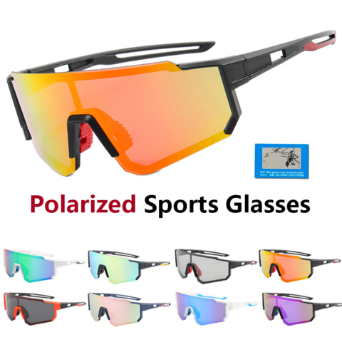 Lunettes de Cyclisme Polarisées 2022 Sports de Plein Air Vélo Lunettes Homme Femme VTT Lunettes de Soleil UV400 for sale at factory direct price