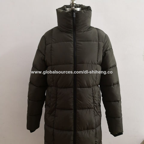 Fake Down Winter Comfortable Coat Cuff, Is A 100 Polyester Coat Warm