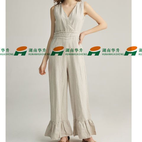 Womens Fashion Clothes Floral Printed Jumpsuits Ladies One Piece Cotton  Jumpsuit Casual Wide Leg Pants with Two Pockets - China Pants Jumpsuit and Ladies  Jumpsuit price