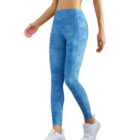 Women's Fashion Printed Workout Leggings Yoga Pants High Waist with Pockets