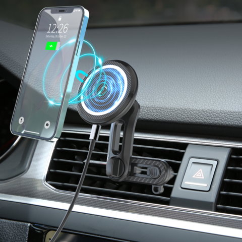 Buy Wholesale China Wireless Charging Mobile Phone Holder Car Mount ...