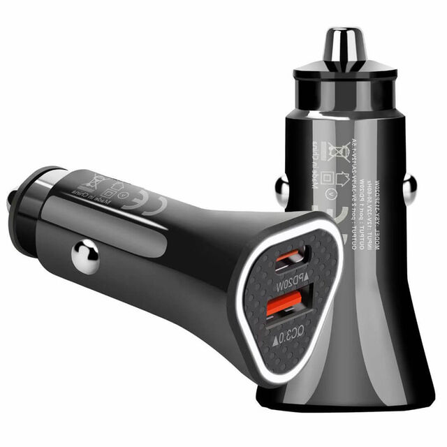 2022 Neues Schnelles PD Auto Ladegerät 20W Mini Tragbares USB C Port Auto Ladegerät Typ-c 20W Auto Ladegerät for sale at factory direct price