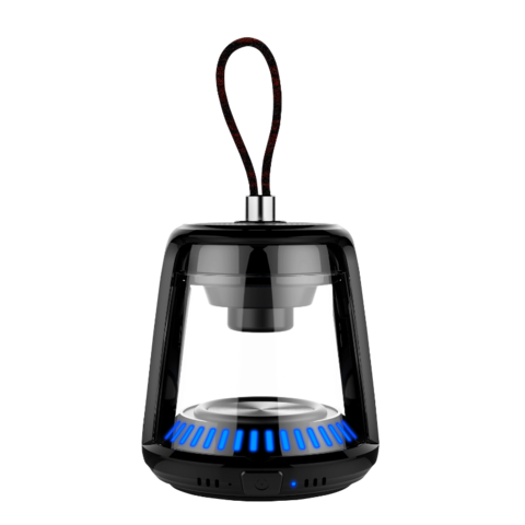 Haut-parleur Bluetooth TWS Portable avec Éclairage d'Ambiance Tendance et Design Musical Visible Élégant