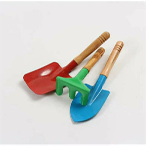 Details about   Garden Shovel Rake Spade Plastic Children Gardening Hand Held Tool Digging 3Psc