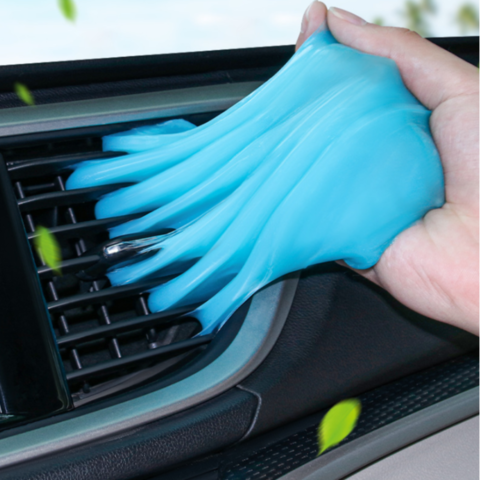 Gel de Limpeza para Carro, Kit de Limpeza Automotiva Universal para Detalhamento, Limpador de Pó e Fendas para Carros