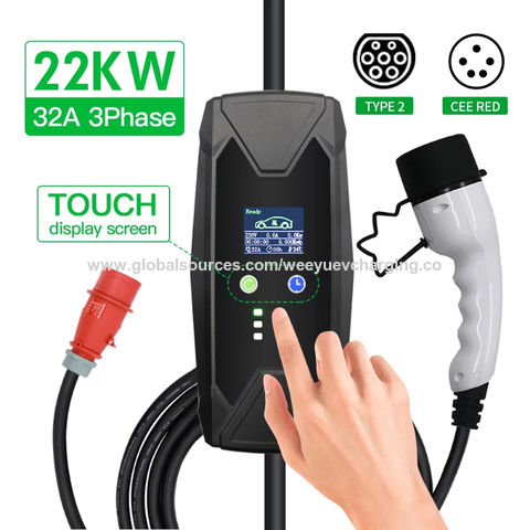Buy Wholesale China Portable Ev Charger Station China 1 Phase 32a Ev ...