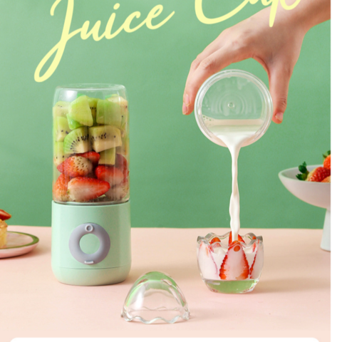 Blender Ukuran Mini Personal, Blender Portabel Isi Ulang USB, Cangkir Juicer Nirkabel 6 Mata Pisau untuk Perjalanan for sale at factory direct price