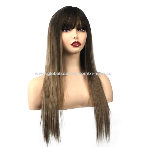 Wholesales Synthetic Wig 100 Virgin Human Hair Wig Vendor Lace Wig