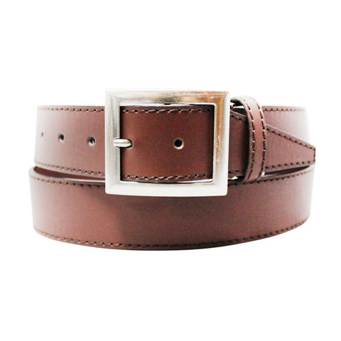 Women's Braided Leather Belt, Braided Woven Belt for Women Casual Jeans  with Solid Prong Buckle,Brown,105cm