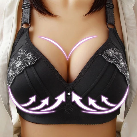 China Customized Solid Blue Color Push Up Wireless Bra Suppliers - Factory  Direct Wholesale - LEARDER